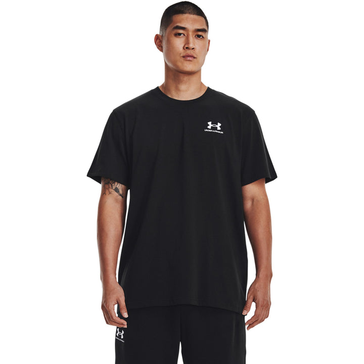 Under Armour Ua Logo Emb Heavyweight Ss - black