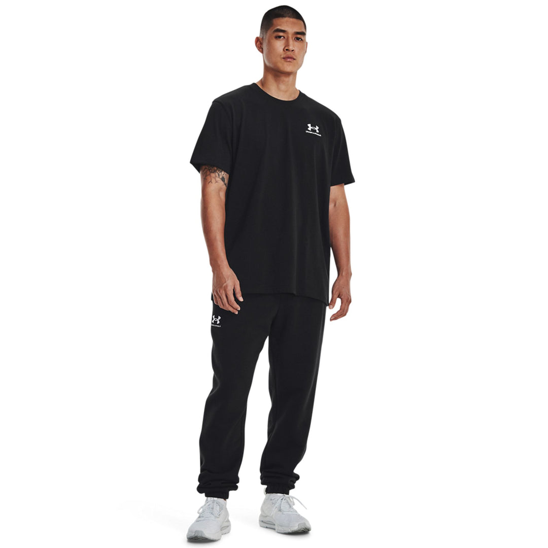 Under Armour Ua Logo Emb Heavyweight Ss - black