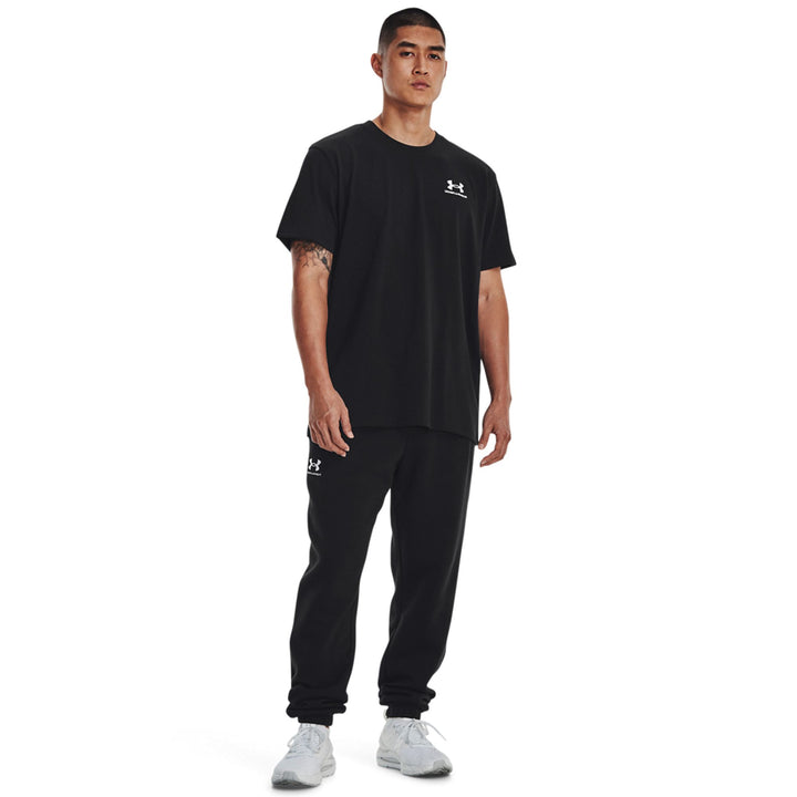 Under Armour Ua Logo Emb Heavyweight Ss - black