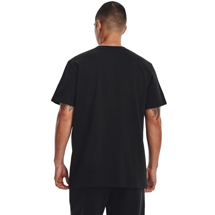 Under Armour Ua Logo Emb Heavyweight Ss - black