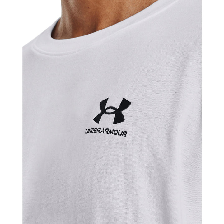 Under Armour Ua Logo Emb Heavyweight Ss - white