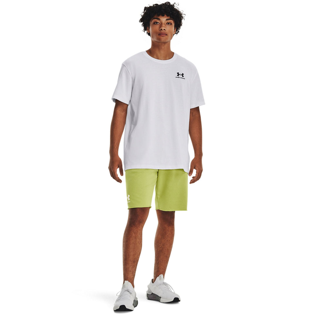 Under Armour Ua Logo Emb Heavyweight Ss - white