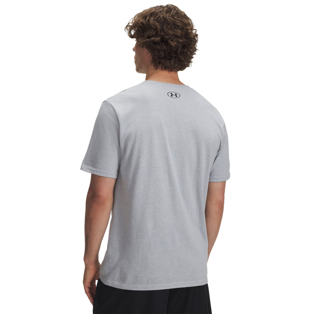 Under Armour Ua Camo Chest Stripe Ss - mod gray light heather