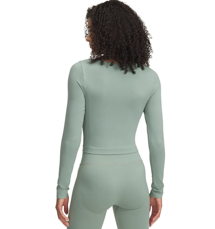 Under Armour Ua Vanish Seamless Ls - silica green