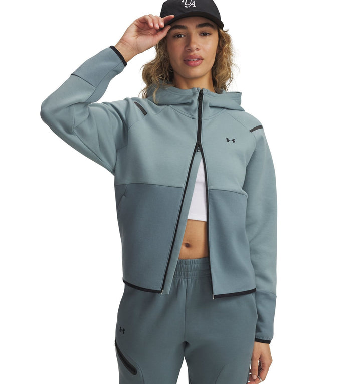 Under Armour Unstoppable Fleece Fz - serpentine