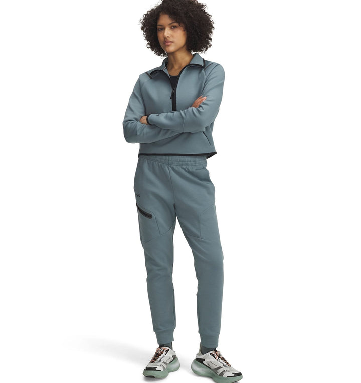 Under Armour Unstoppable Flc Jogger - jasper blue