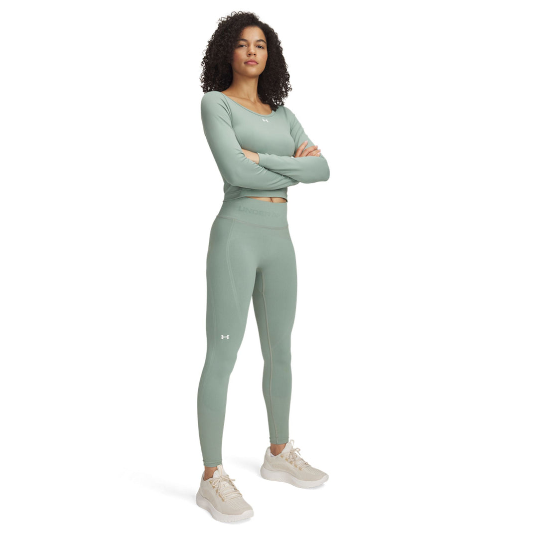 Under Armour Ua Vanish Seamless Legging - silica green