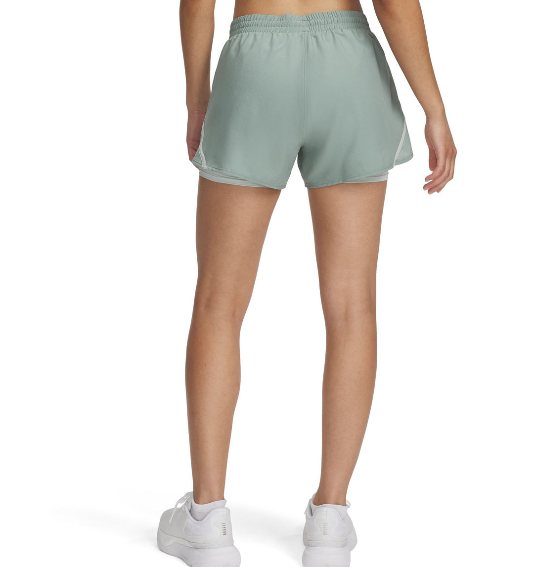 Under Armour Ua Fly By 2-In-1 Shorts - silica green