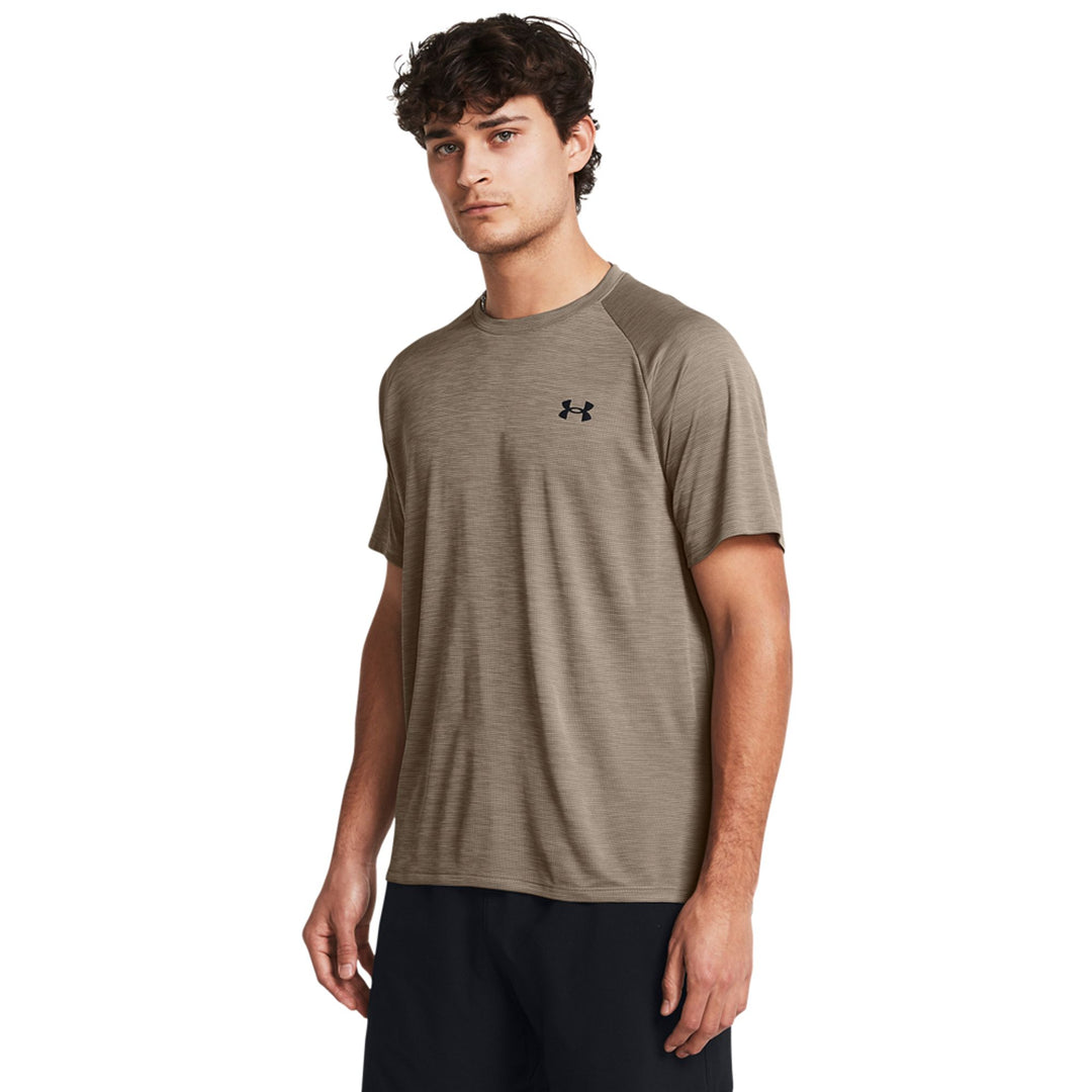Under Armour Ua Tech Textured Ss - taupe dusk