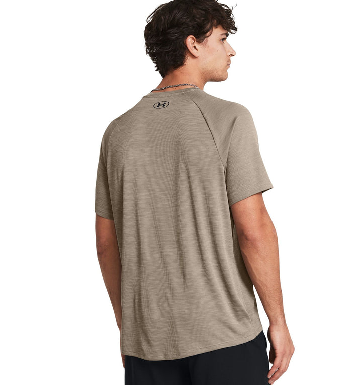 Under Armour Ua Tech Textured Ss - taupe dusk