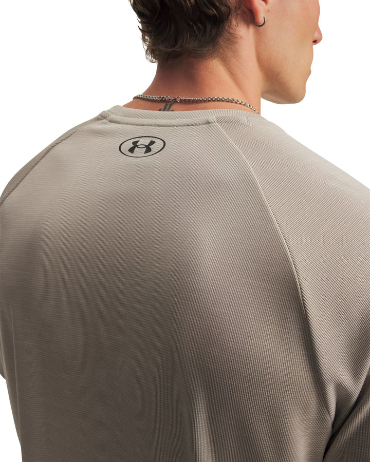Under Armour Ua Tech Textured Ss - timberwolf taupe