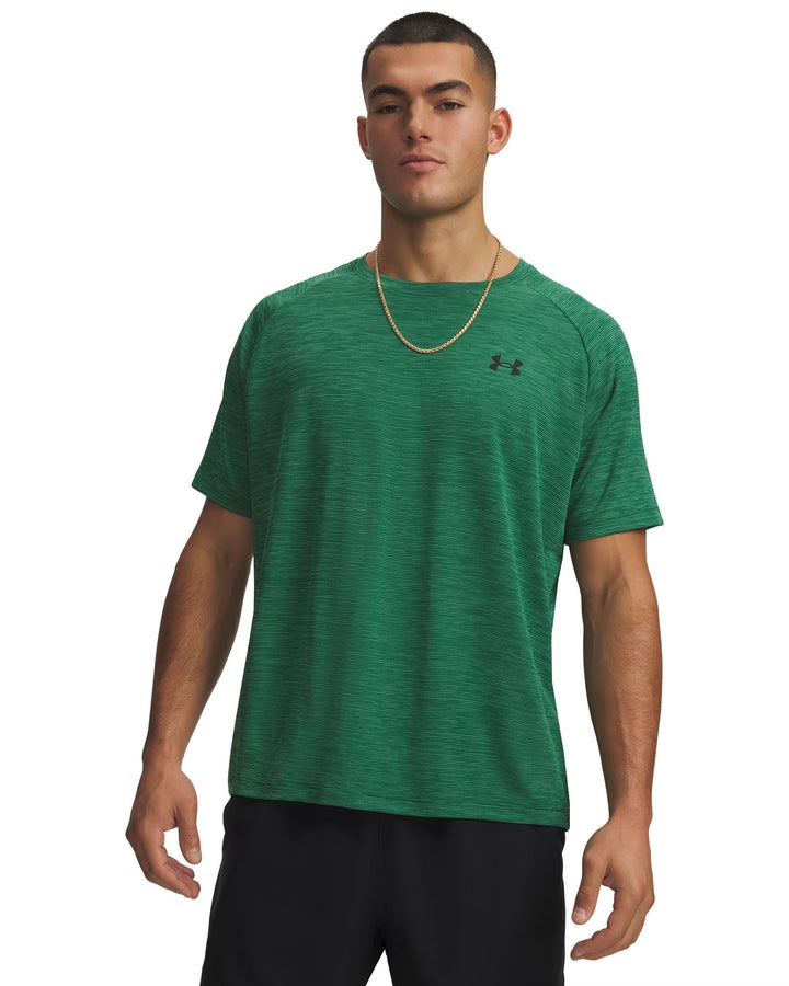 Under Armour Ua Tech Textured Ss - campus ivy