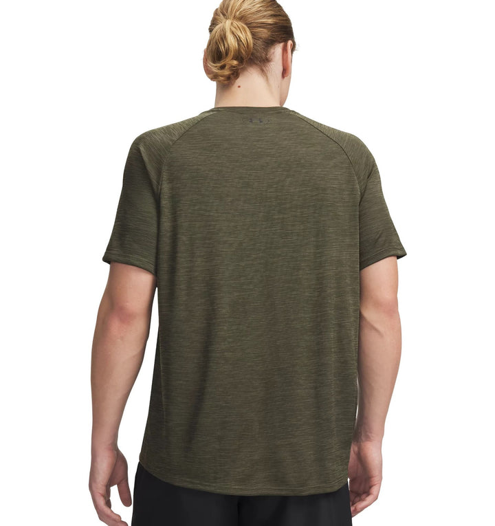 Under Armour Ua Tech Textured Ss - marine od green