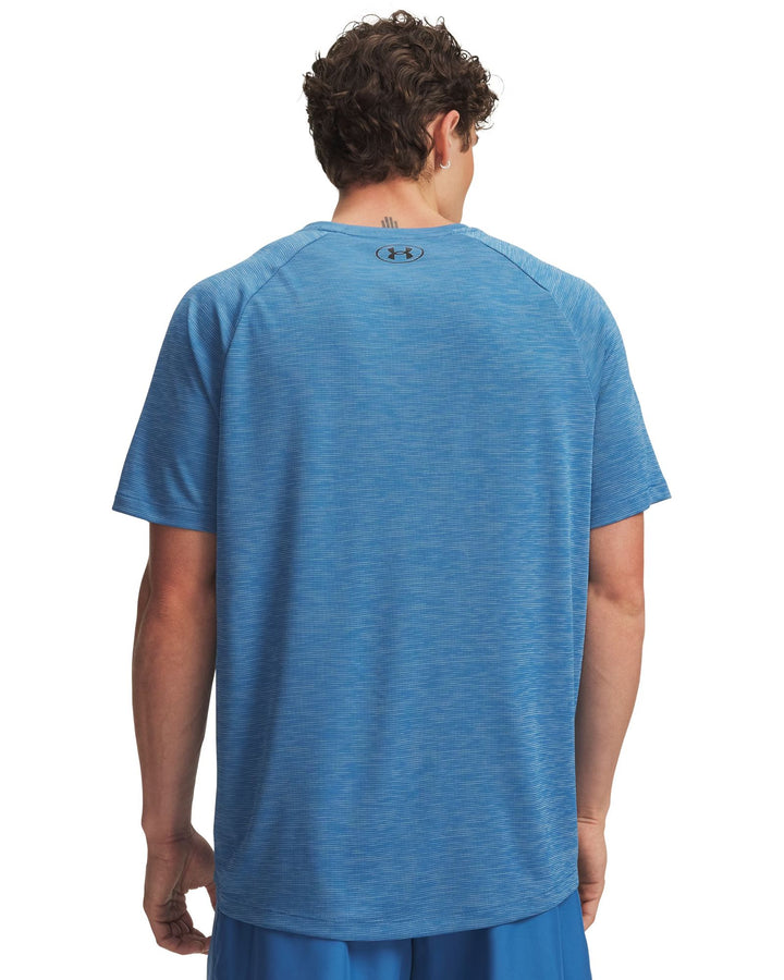 Under Armour Ua Tech Textured Ss - aegean blue