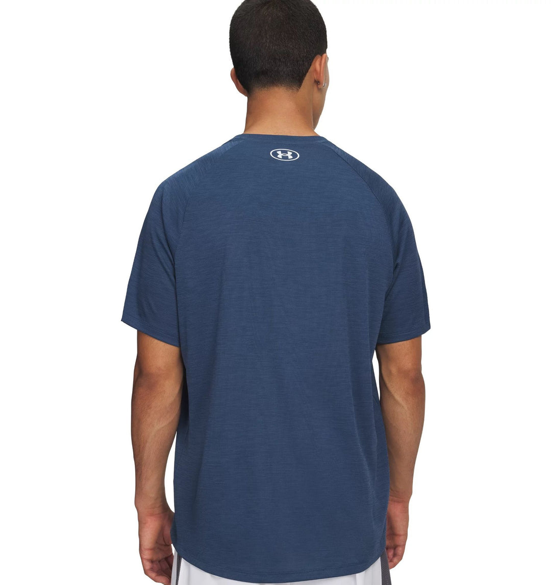 Under Armour  UA TECH TEXTURED SS - WHAM BLUE