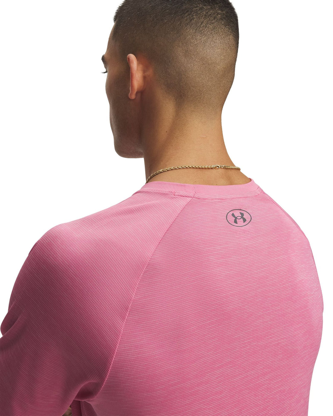 Under Armour Ua Tech Textured Ss - pink frenzy