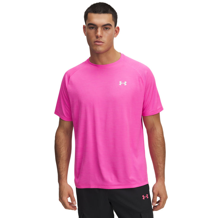 Under Armour Ua Tech Textured Ss - rebel pink