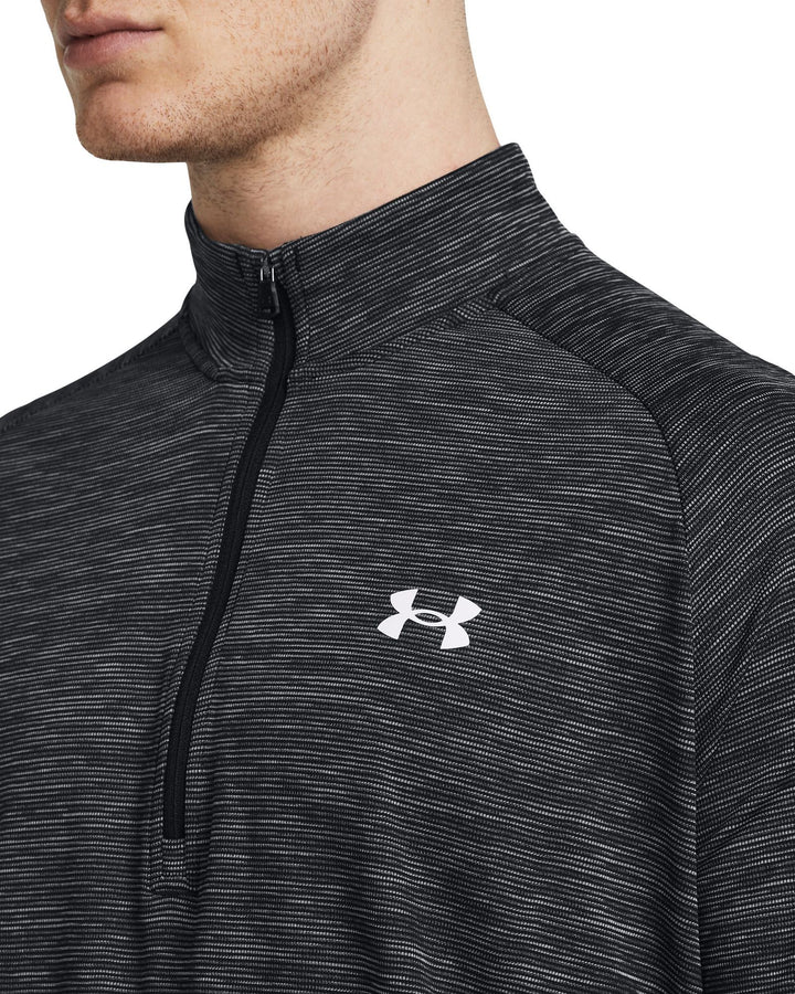 Under Armour Ua Tech Textured 1/2 Zip - black