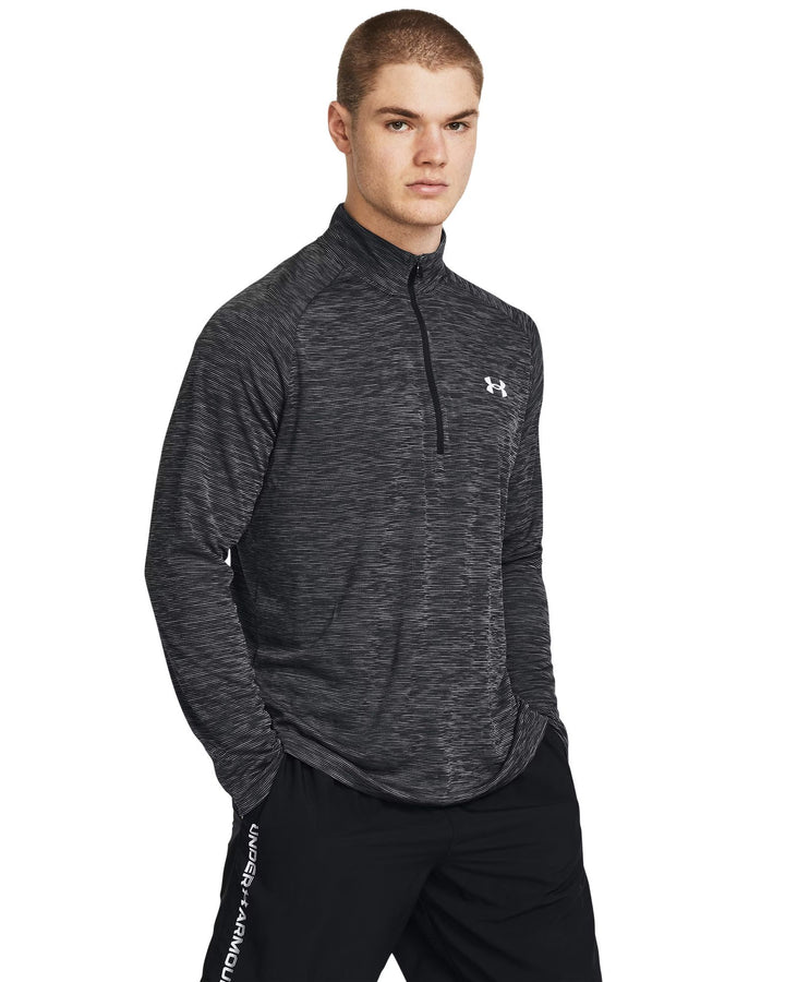 Under Armour Ua Tech Textured 1/2 Zip - black