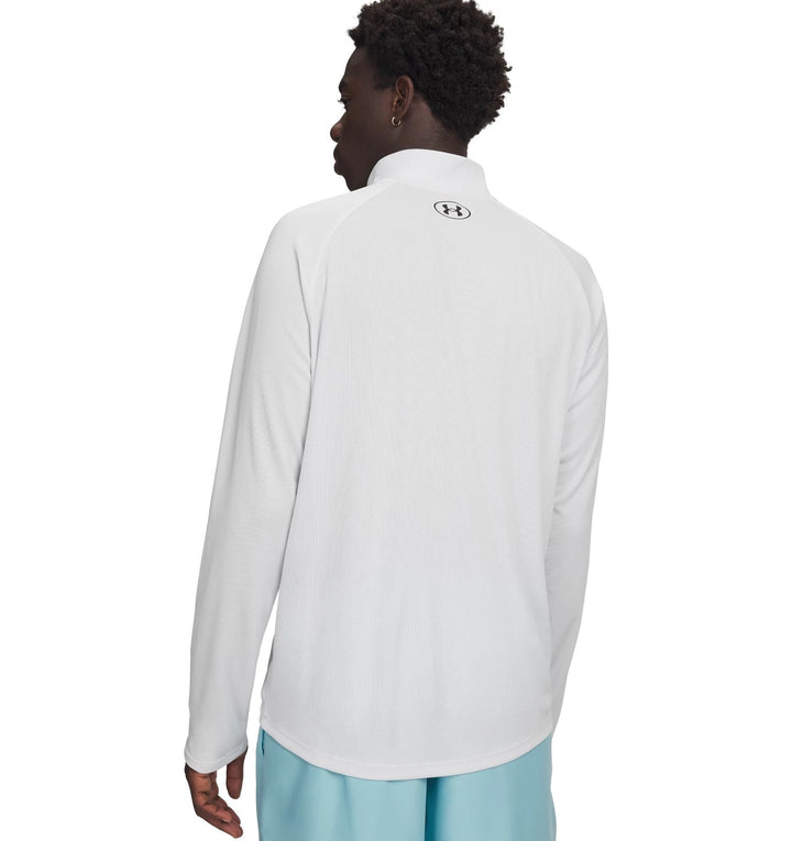 Under Armour  UA TECH TEXTURED 1/2 ZIP - DISTANT GRAY