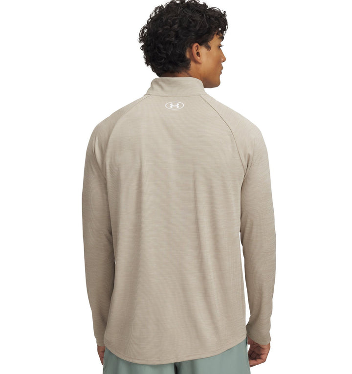 Under Armour Ua Tech Textured 1/2 Zip - city khaki
