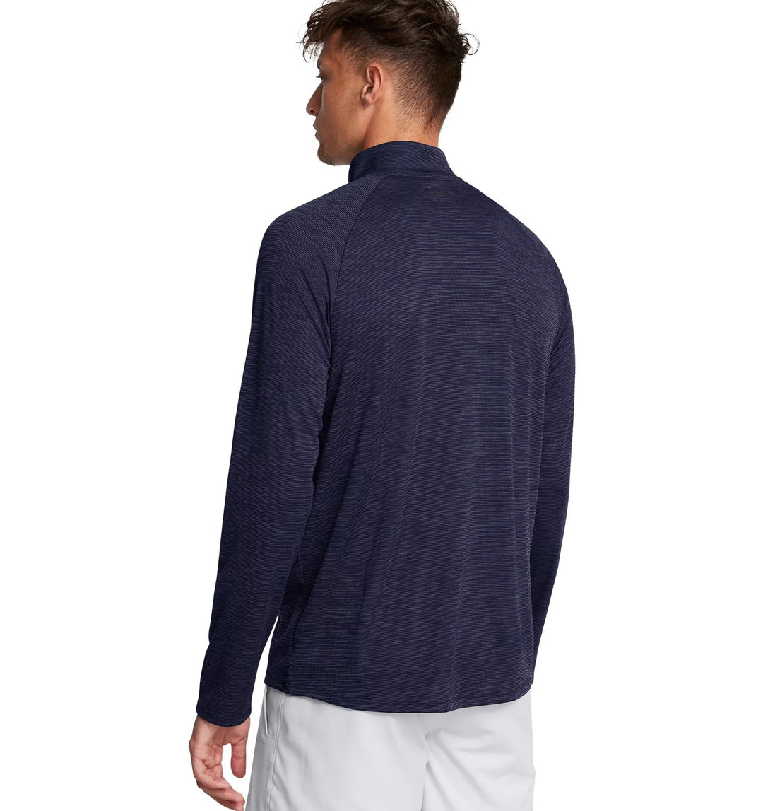 Under Armour Ua Tech Textured 1/2 Zip - midnight navy