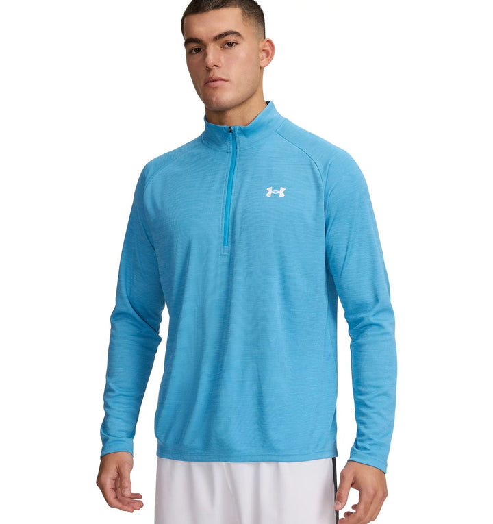 Under Armour Ua Tech Textured 1/2 Zip - ether blue