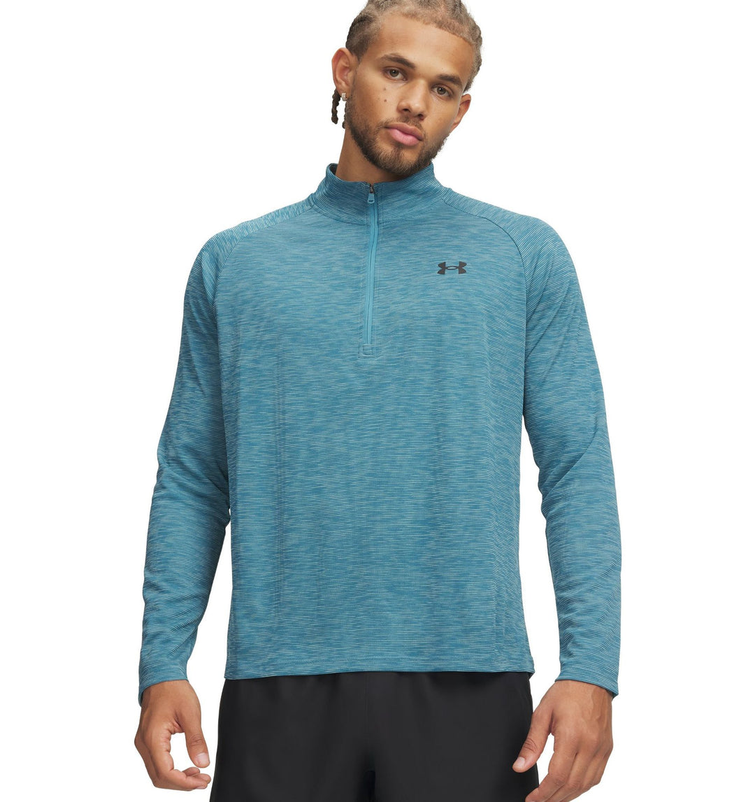 Under Armour Ua Tech Textured 1/2 Zip - boundless blue