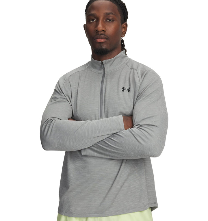Under Armour Ua Tech Textured 1/2 Zip - clay green