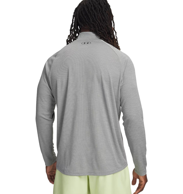 Under Armour Ua Tech Textured 1/2 Zip - clay green