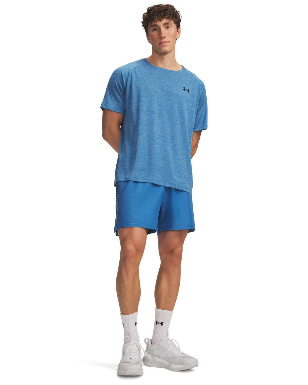 Under Armour Ua Tech Woven Wordmark Short - aegean blue