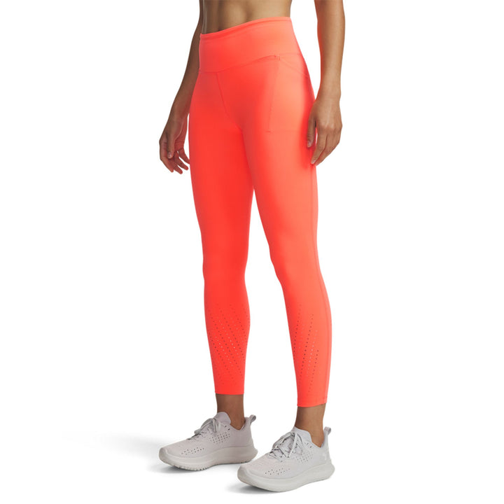 Under Armour Ua Launch Elite Ankle Tights - electric tangerine