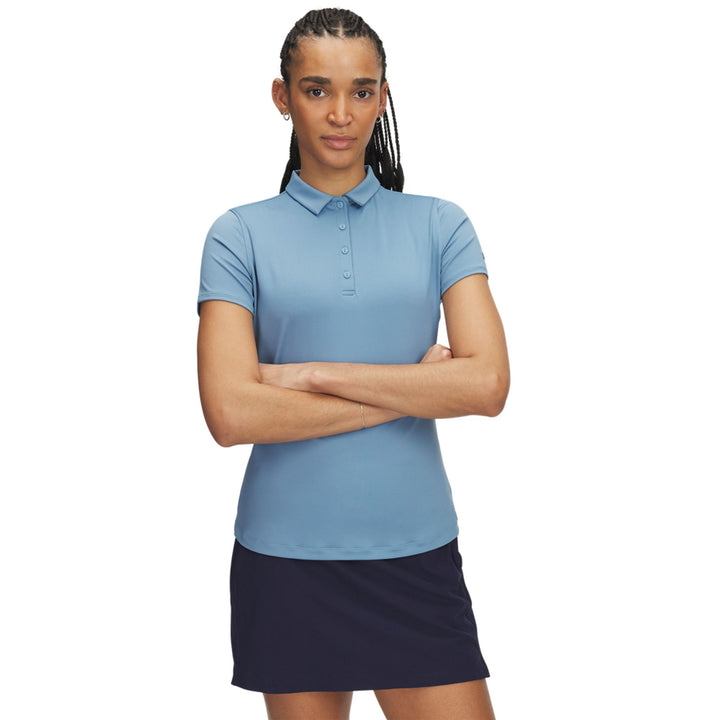 Under Armour Ua Playoff Ss Polo - blue smoke
