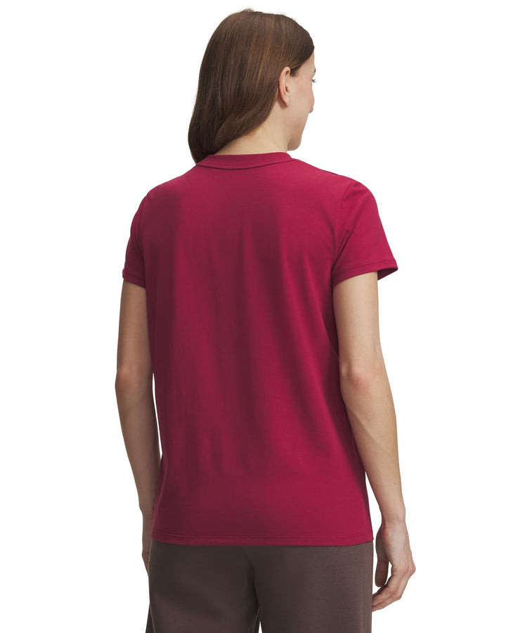 Under Armour Ua Rival Core Ss - claret