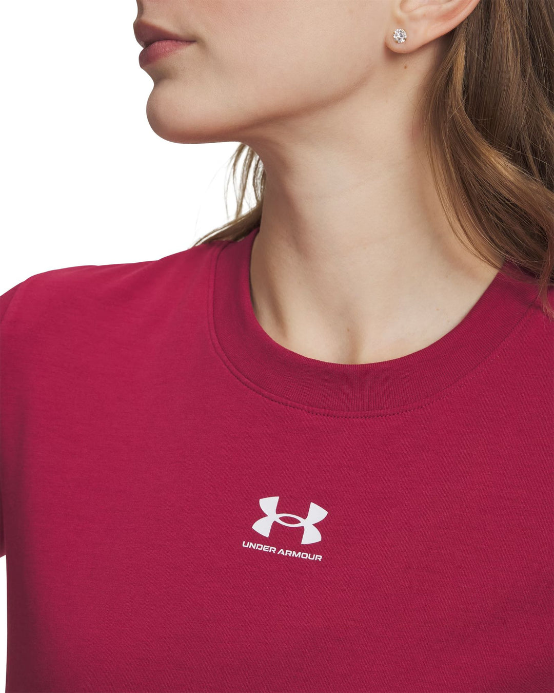 Under Armour Ua Rival Core Ss - claret
