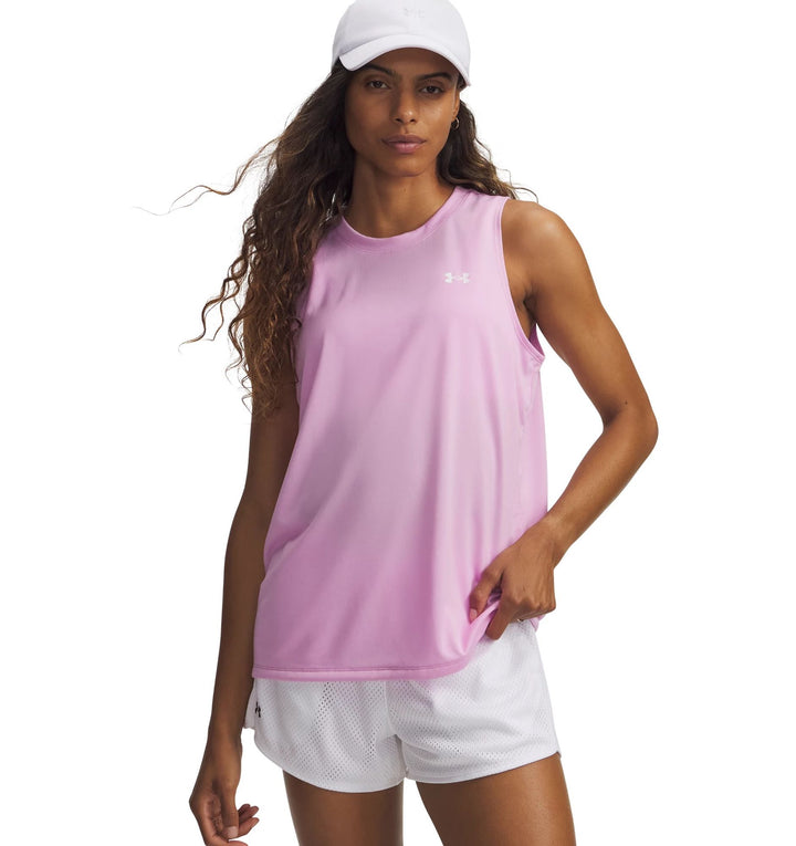 Under Armour  TECH TANK SOLID - PINK DAWN