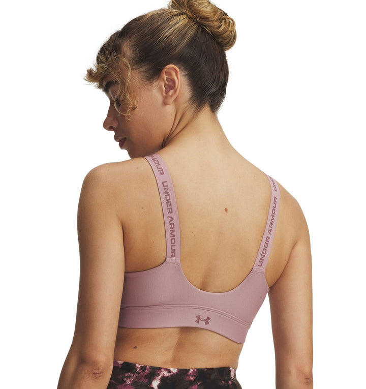Under Armour Ua Infinity High Zip 2.0 Bra - tourmaline pink