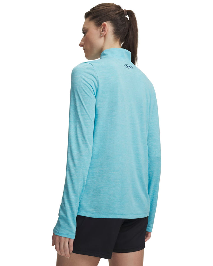 Under Armour Tech 1/2 Zip- Twist - fresco blue