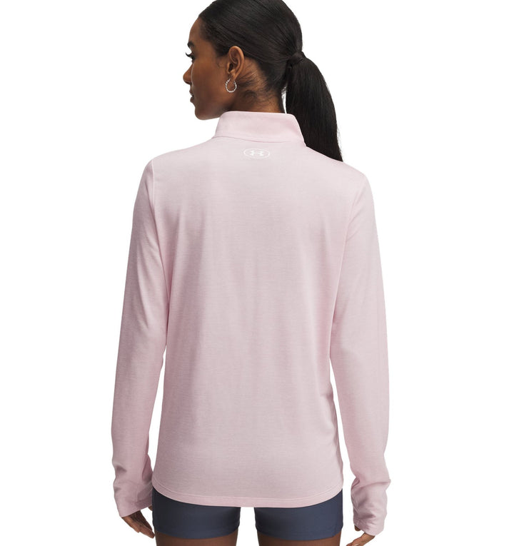 Under Armour Tech 1/2 Zip- Twist - prime pink