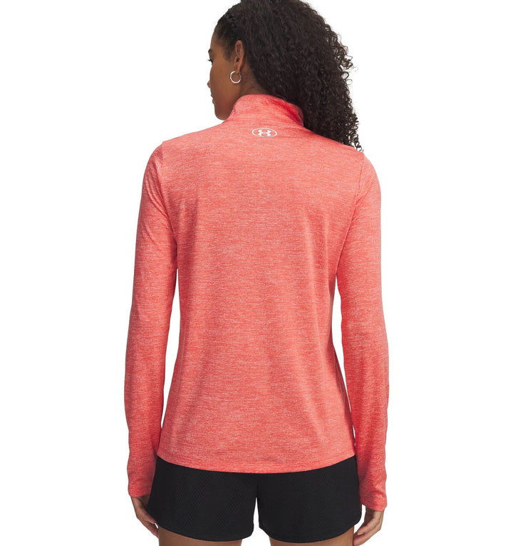Under Armour Tech 1/2 Zip- Twist - venom red