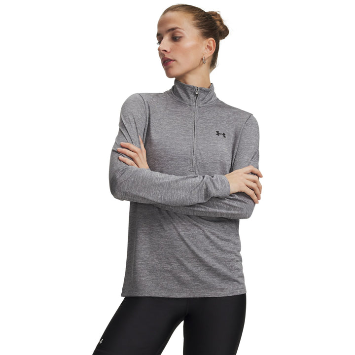 Under Armour Tech 1/2 Zip- Twist - clay green