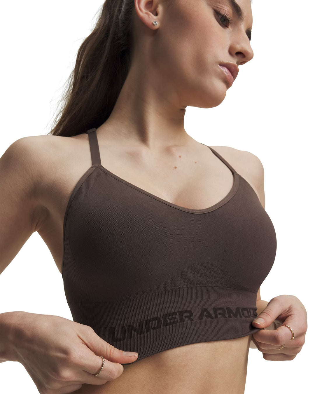 Under Armour Vanish Seamless Low Bra - peppercorn