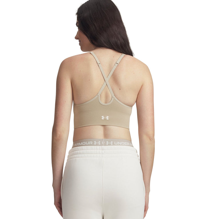 Under Armour Vanish Seamless Low Bra - city khaki