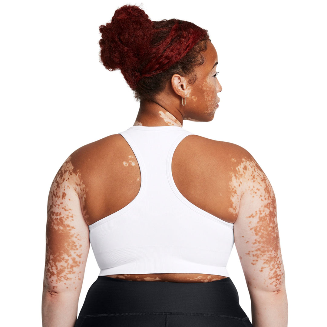 Under Armour Vanish Seamless Mid Bra - white