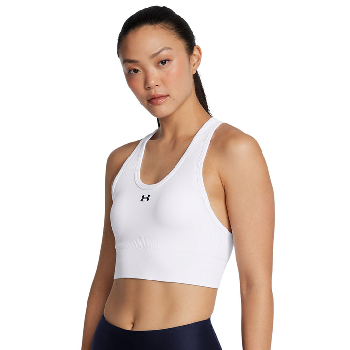 Under Armour Vanish Seamless Mid Bra - white