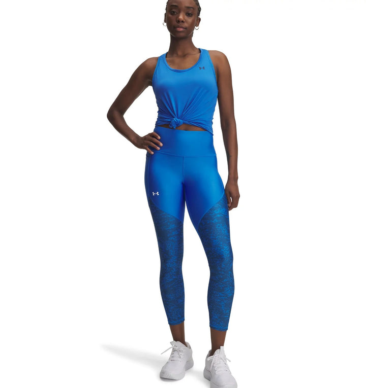 Under Armour Tech Print Panel Ankle Leg - blue atlantis