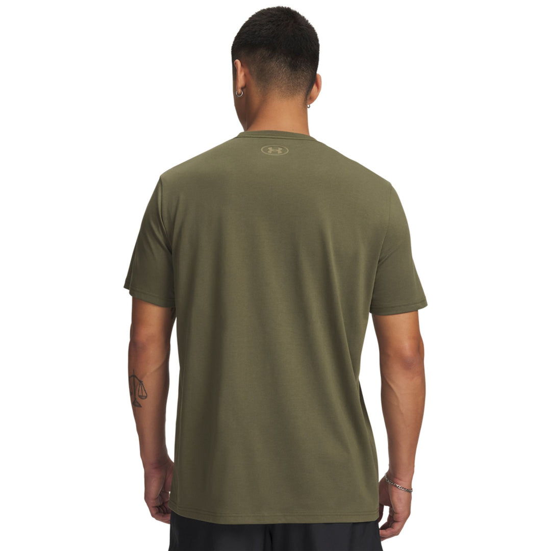 Under Armour  UA M BOXED SPORTS UPDATED SS - MARINE OD GREEN