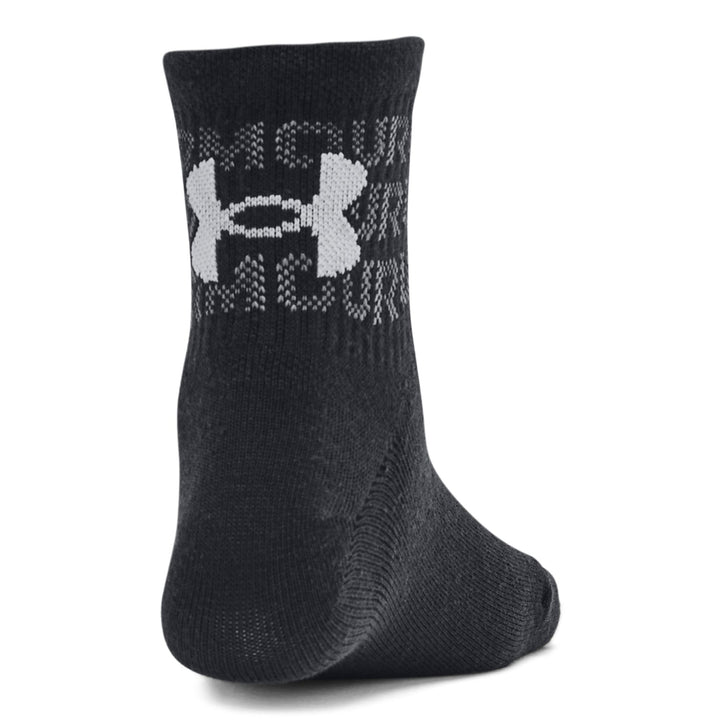 Under Armour Yth Ua Essential 6Pk Qtr - black