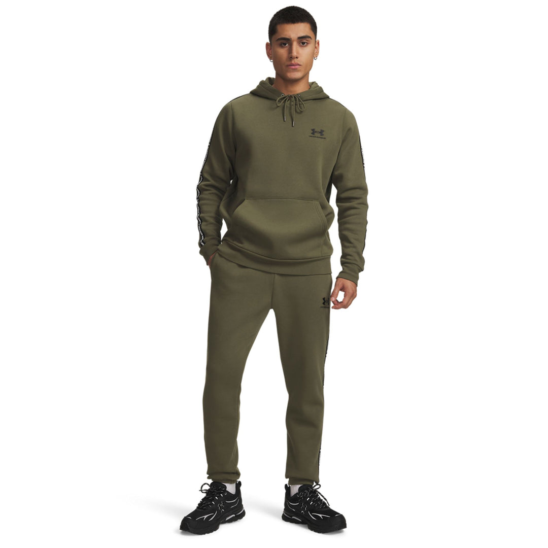 Under Armour Ua Icon Fleece Jgr Taping - marine od green