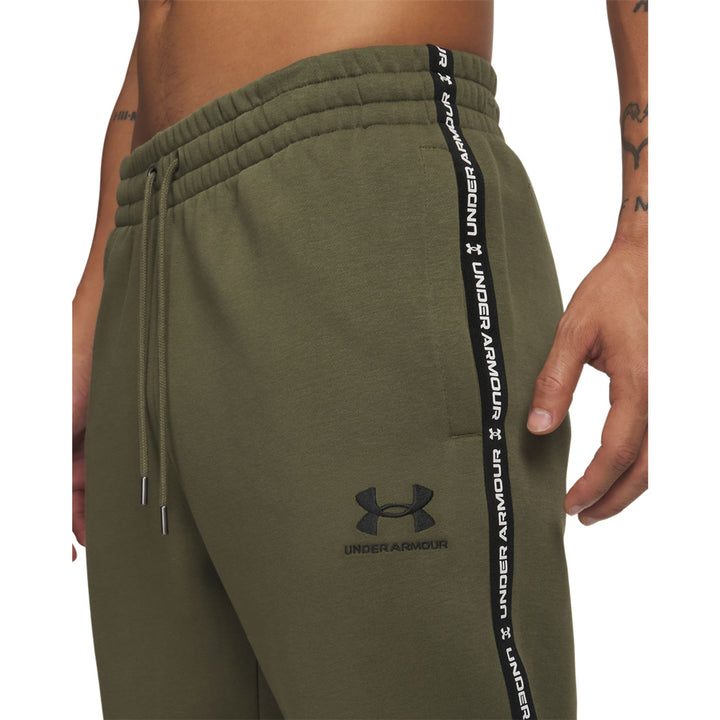 Under Armour Ua Icon Fleece Jgr Taping - marine od green